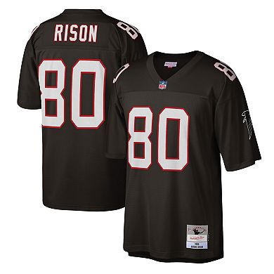 Men's Mitchell & Ness Andre Rison Black Atlanta Falcons Legacy Replica 