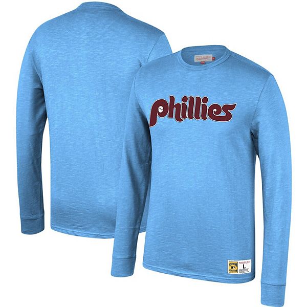 Stitches, Shirts, Philadelphia Phillies Baby Blue Tshirt Mlb