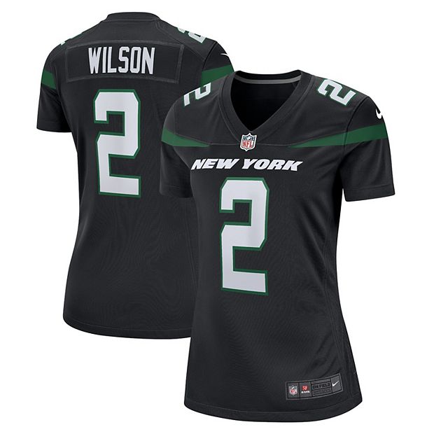 Men's Nike Zach Wilson Black New York Jets Alternate Game Jersey