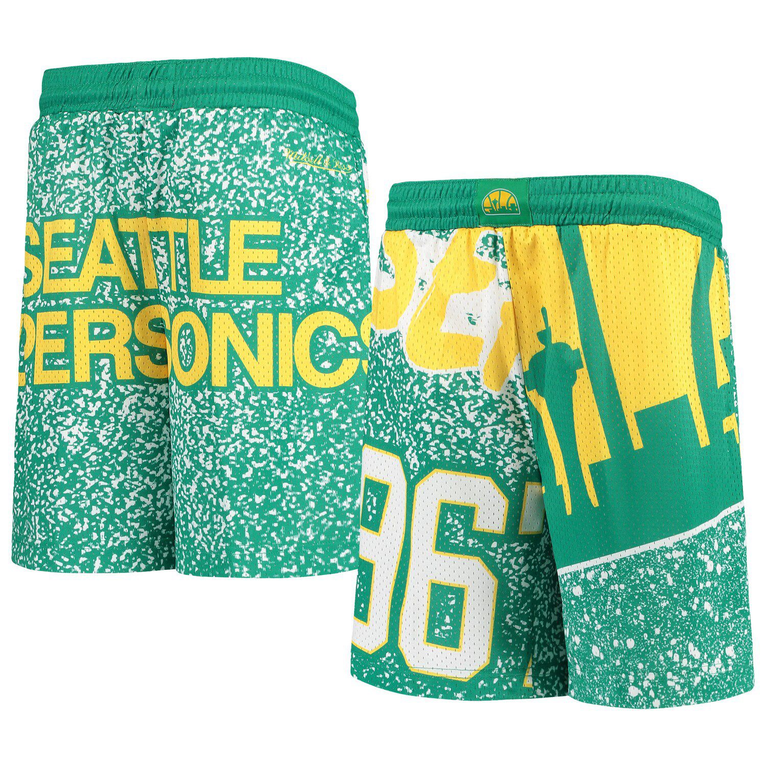 Men's Mitchell & Ness Royal Seattle Seahawks Jumbotron Shorts