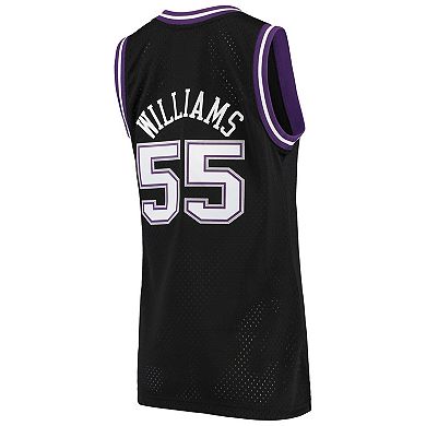Women's Mitchell & Ness Jason Williams Black Sacramento Kings 2000-01 Hardwood Classics Swingman Jersey