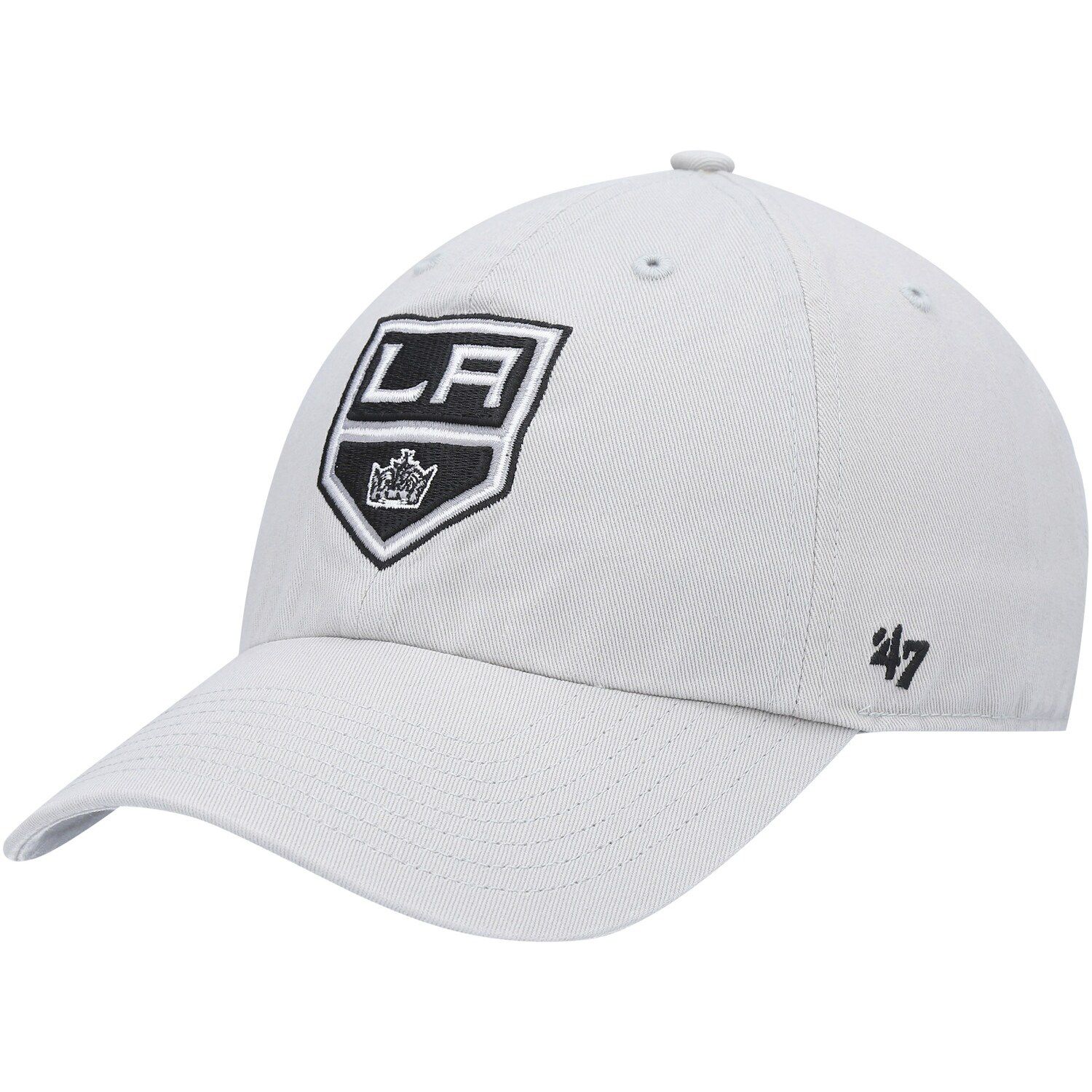 Men's Fanatics Branded Gray/Black Los Angeles Kings Authentic Pro Home Ice Trucker Adjustable Hat