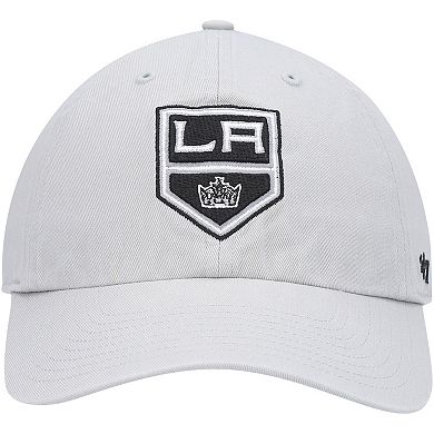 Men's '47 Gray Los Angeles Kings Clean Up Adjustable Hat