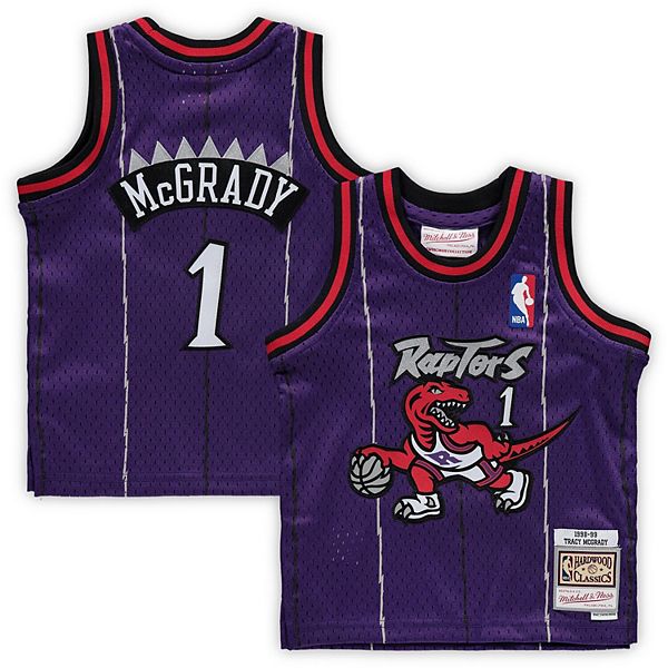 Infant Mitchell & Ness Tracy McGrady Purple Toronto Raptors 1998/99  Hardwood Classics Retired Player Jersey