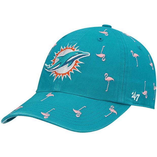 Unisex '47 White Miami Dolphins Confetti Clean Up Adjustable Hat