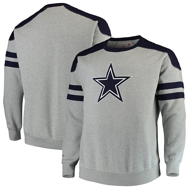 Men's Mitchell & Ness Heathered Gray Dallas Cowboys Big & Tall