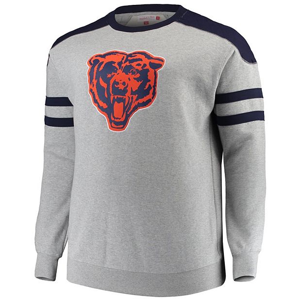 Mitchell & Ness, Tops, Mitchell Ness Chicago Bears Navy Crew Neck  Sweatshirt