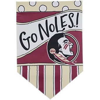 Florida State Seminoles 12'' x 18'' Dots & Stripes Double-Sided Flag