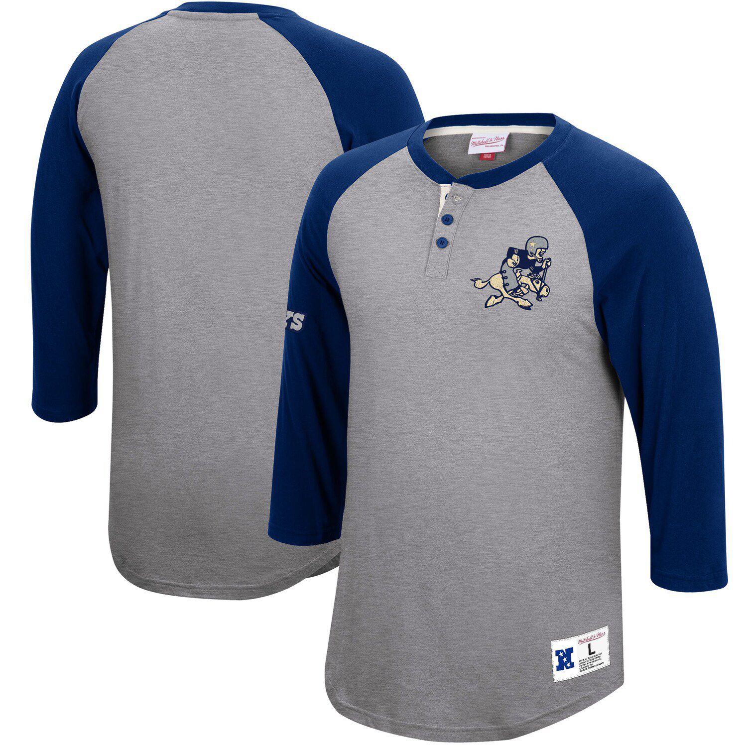 dallas cowboys henley shirt