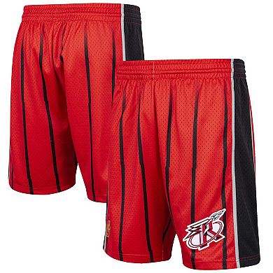 Men's Mitchell & Ness Red Houston Rockets Hardwood Classic Reload Swingman Shorts