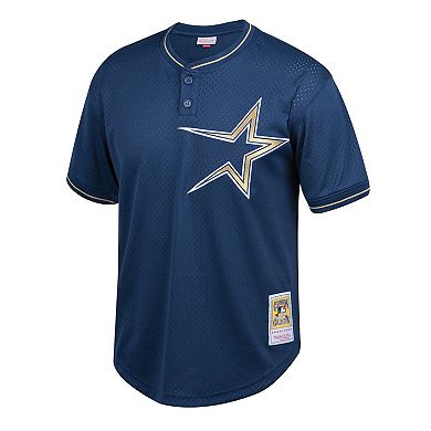 Youth Mitchell & Ness Jeff Bagwell Navy Houston Astros Cooperstown Collection Mesh Batting Practice Jersey