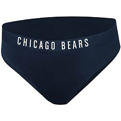 G-iii Sports By Carl Banks Navy/white Chicago Bears Ocean Tide Swim Trunks