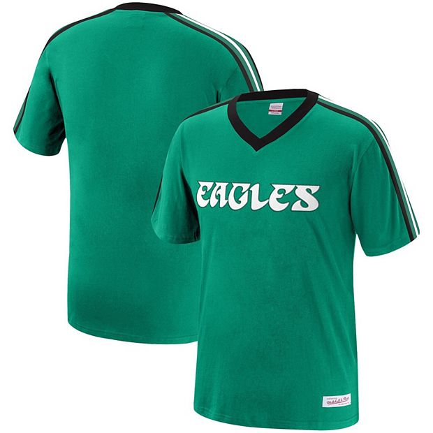 Men's Mitchell & Ness Kelly Green Philadelphia Eagles Big & Tall