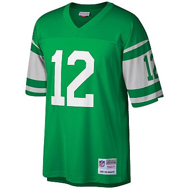 Men's Mitchell & Ness Joe Namath Kelly Green New York Jets Legacy Replica Jersey