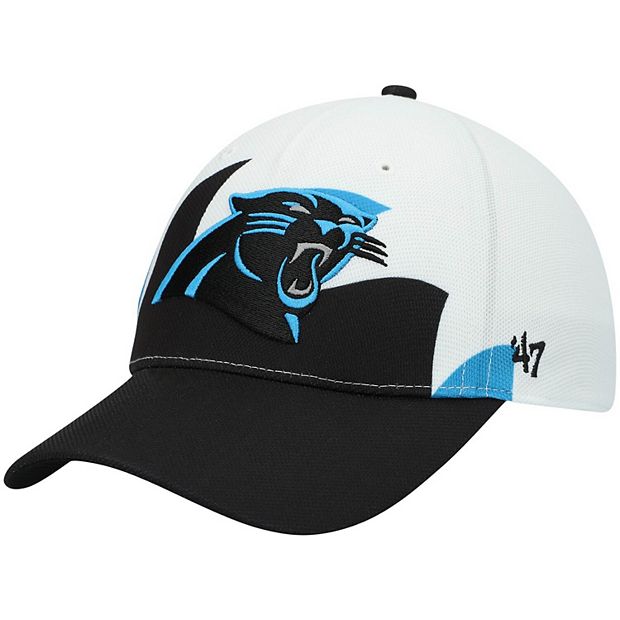 Men's White Carolina Panthers Waves Solo Flex Hat