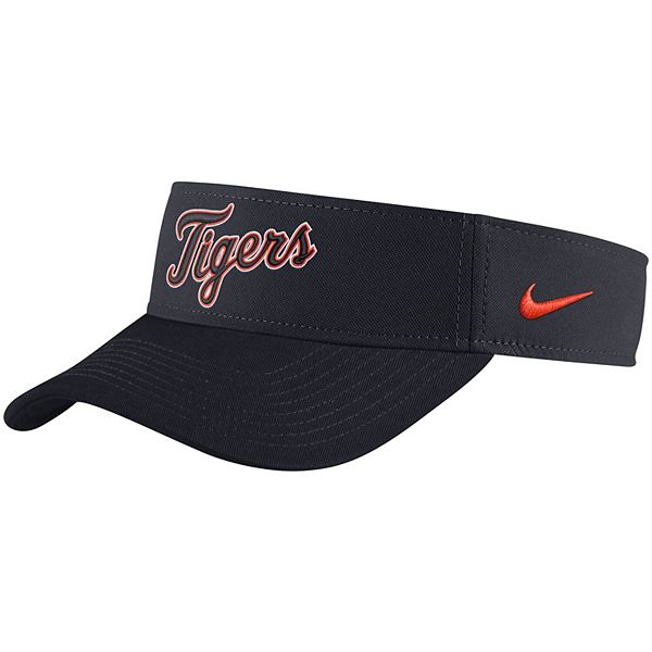 Men's Nike Navy Detroit Tigers Logo Performance Visor