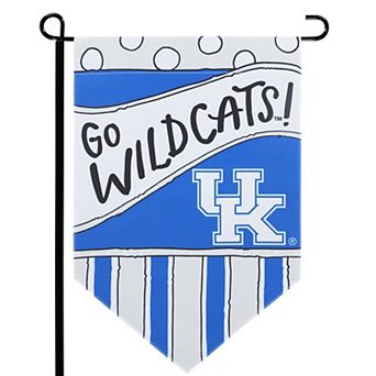 Kentucky Wildcats 12'' x 18'' Dots & Stripes Double-Sided Flag