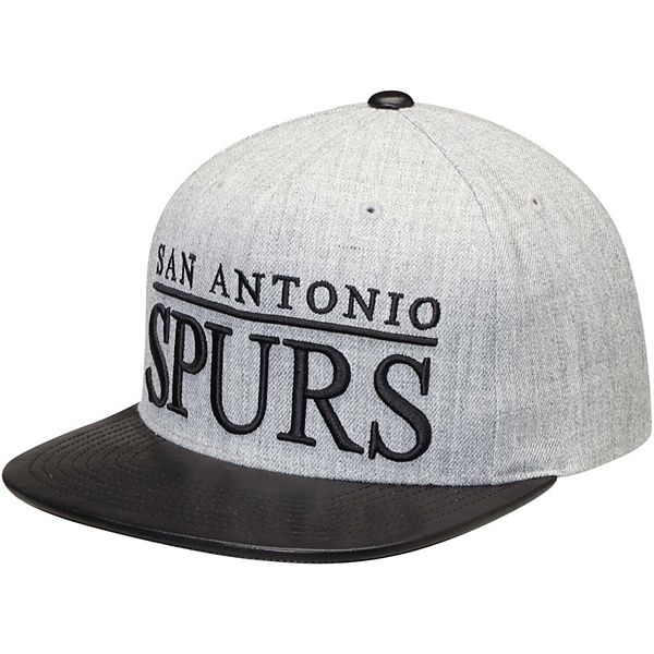 SAN ANTONIO SPURS DOUBLE STRIPE MITCHELL AND NESS SNAPBACK HAT