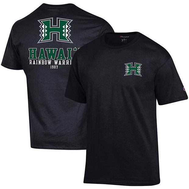 Men's Champion Gray Hawaii Rainbow Warriors Icon Logo Basketball Jersey Long Sleeve T-Shirt Size: 3XL