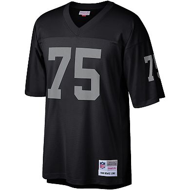 Men's Mitchell & Ness Howie Long Black Las Vegas Raiders Legacy Replica Jersey