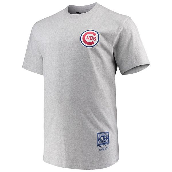 Men's Mitchell & Ness Gray Chicago Cubs Cooperstown Collection