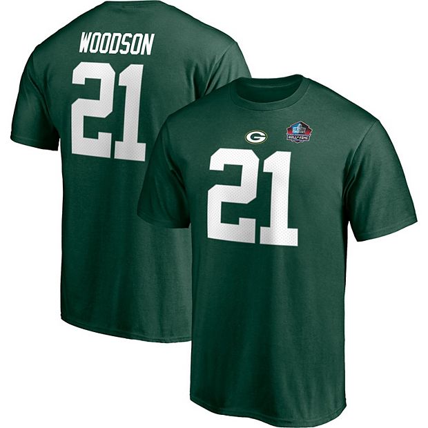 Men's Fanatics Branded Charles Woodson Green Green Bay Packers NFL Hall of  Fame Class of 2021