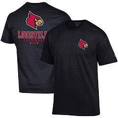 Youth Champion Gray Louisville Cardinals Stacked Logo Long Sleeve Basketball T-Shirt Size: Small