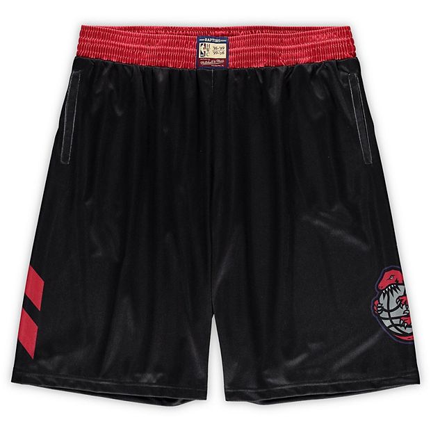 Men's Mitchell & Ness White Toronto Raptors Big & Tall Hardwood Classics Team Swingman Shorts