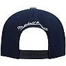 Men's Mitchell & Ness Navy Dallas Mavericks Core Basic Snapback Hat