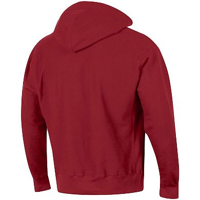 Men's Champion Cardinal Stanford Cardinal Team Arch Reverse Weave Pullover Hoodie