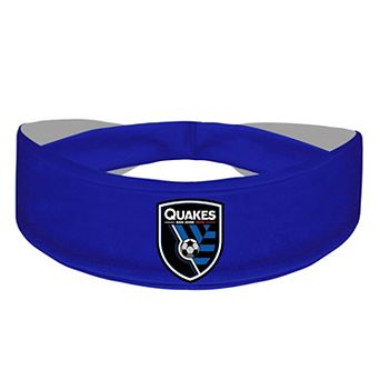 Blue San Jose Earthquakes Primary Logo Cooling Headband