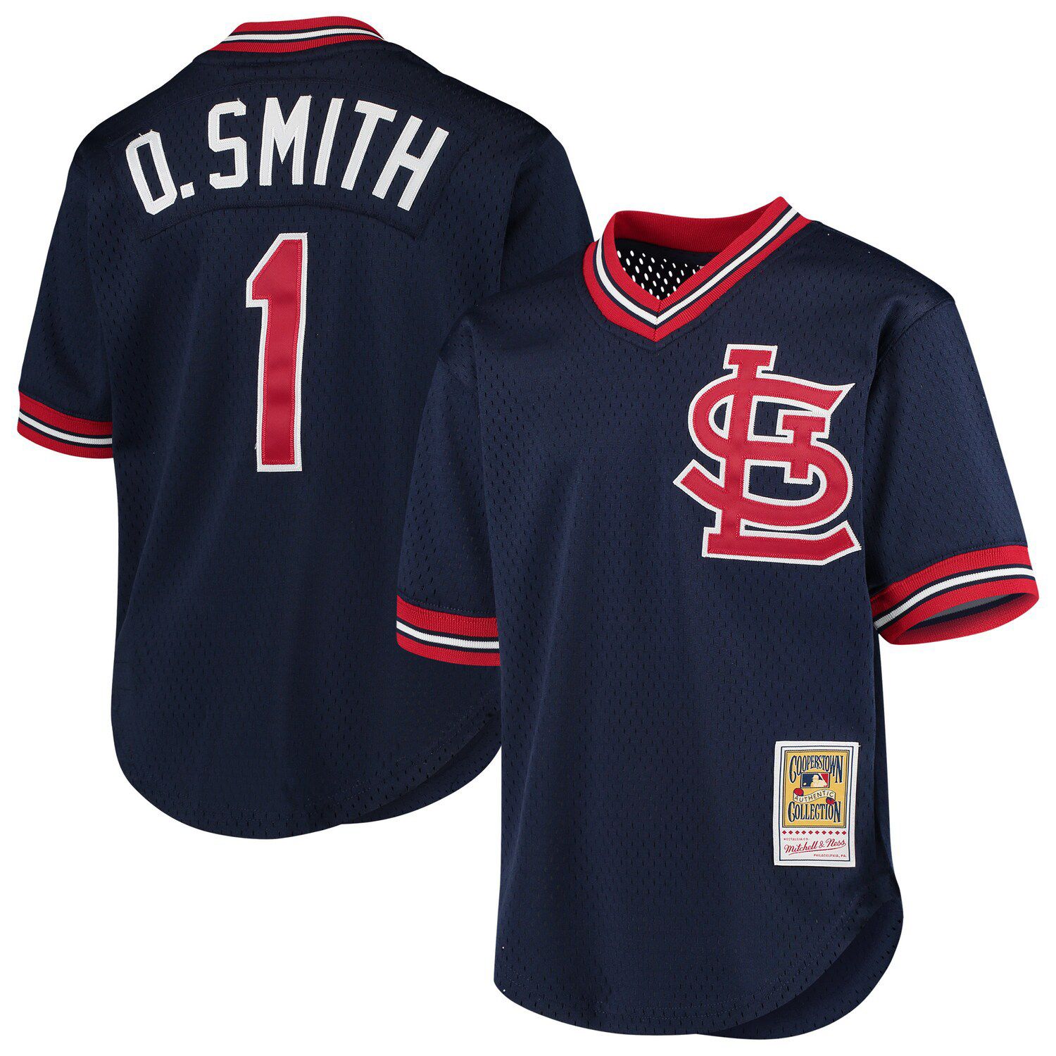 Mitchell and Ness St Louis Cardinals Mens Red Gameday Light Weight