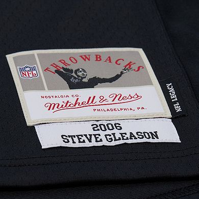 Men's Mitchell & Ness Steve Gleason Black New Orleans Saints Legacy Replica Jersey