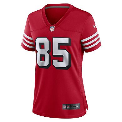 Women's Nike George Kittle Red San Francisco 49ers Alternate Player Game Jersey