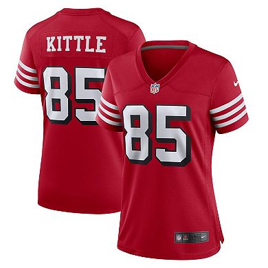 Women's Nike George Kittle Red San Francisco 49ers Alternate Player Game Jersey