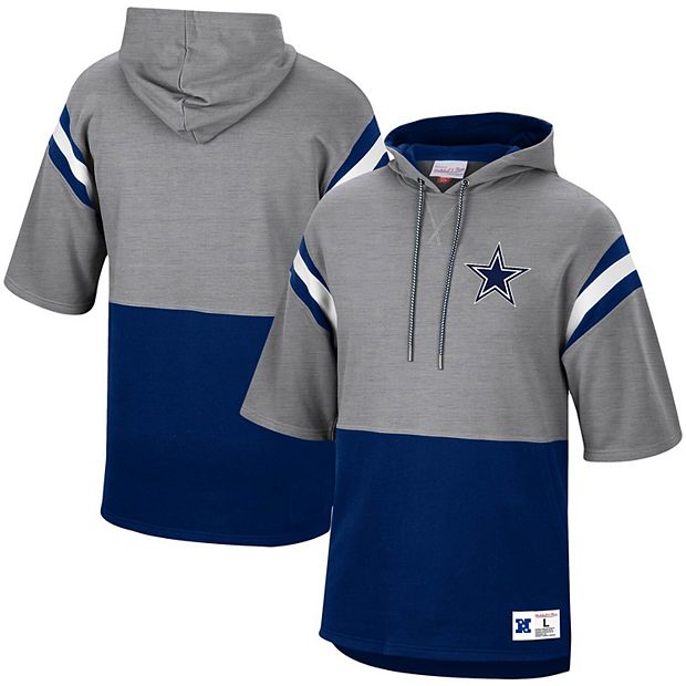 Men's Mitchell & Ness Silver/Navy Dallas Cowboys Gridiron