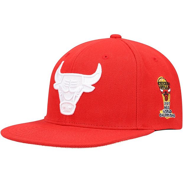 Mitchell & Ness Chicago Bulls 1991 NBA Champs Snapback Hat, White, Size