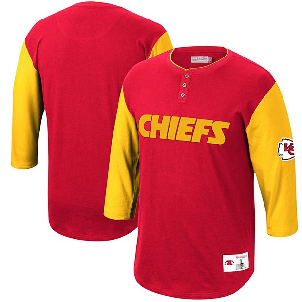 3 4 sleeve chiefs shirt