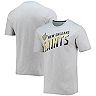 Men's Fanatics Branded Gray New Orleans Saints Stealth Transition Space-Dye T-Shirt