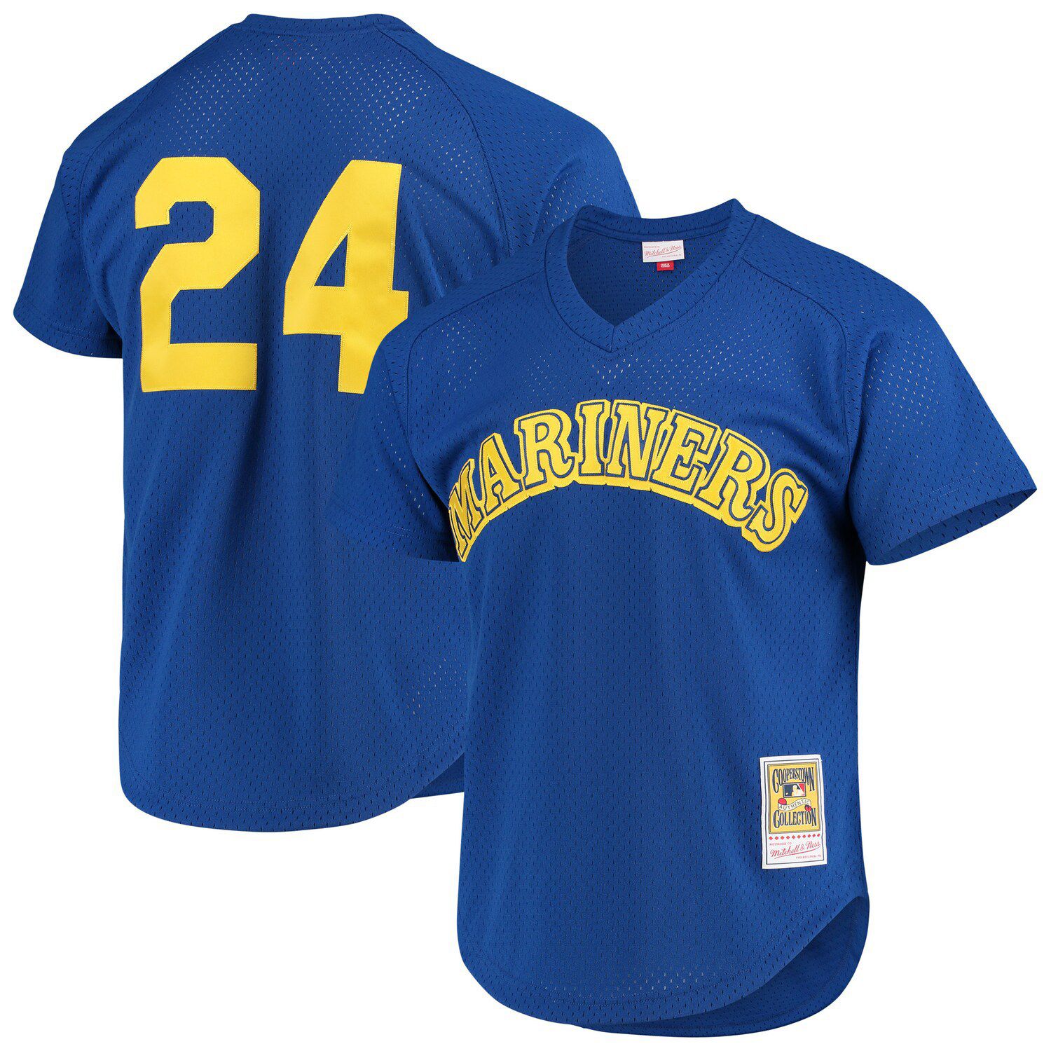 Mitchell & Ness Men's Navy Seattle Mariners Cooperstown Collection