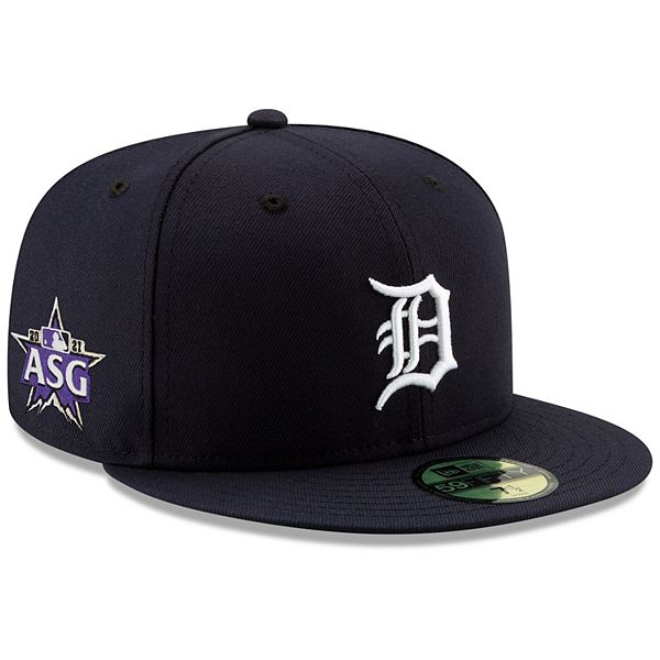 Men's New Era Navy Detroit Tigers 2021 MLB All-Star Game Workout Sidepatch  59FIFTY Fitted Hat