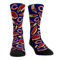 Chicago Bears Mitchell & Ness Unisex Interception Crew Socks - White