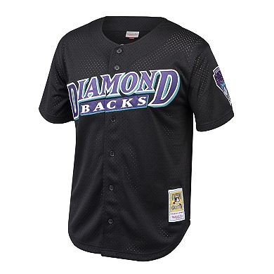Youth Mitchell & Ness Randy Johnson Black Arizona Diamondbacks Cooperstown Collection Mesh Batting Practice Jersey