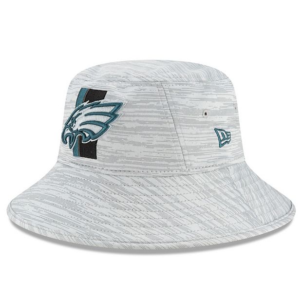 Men's New Era Black Philadelphia Eagles 2021 NFL Training Camp 39THIRTY Flex  Hat