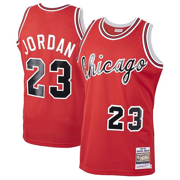 Mitchell & Ness Men's Chicago Bulls Michael Jordan Authentic Jersey - Red