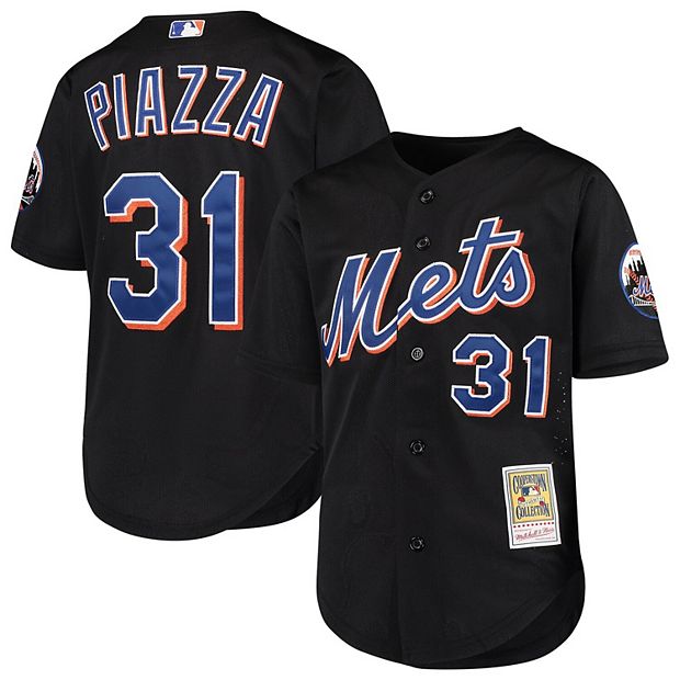 Youth Mitchell & Ness Mike Piazza Black New York Mets