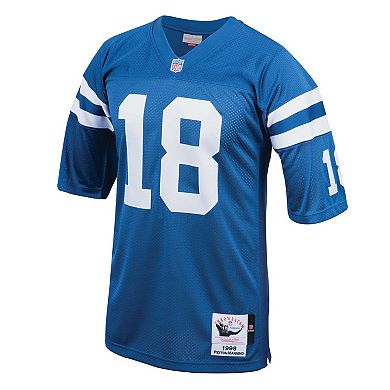 Men's Mitchell & Ness Peyton Manning Royal Indianapolis Colts 1998 Authentic Throwback Retired Player Jersey