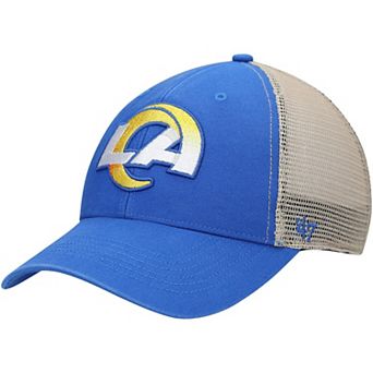 Men's '47 Royal/Natural Los Angeles Rams Flagship Logo MVP Snapback Hat