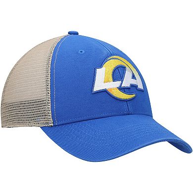 Men's '47 Royal/Natural Los Angeles Rams Flagship Logo MVP Snapback Hat