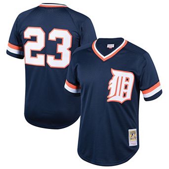 Youth Mitchell & Ness Kirk Gibson Navy Detroit Tigers Cooperstown Collection Mesh Batting Practice Jersey
